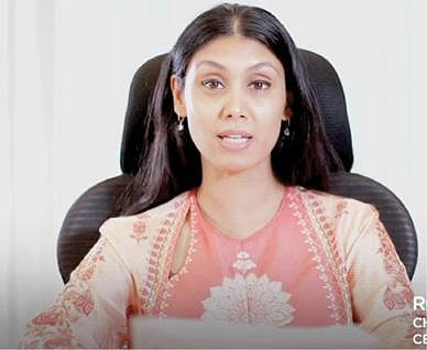 மியூசிக் அகாடமியின் 94-வது இசை விழாவை இணையத்தில் மெய்நிகர் வடிவில் நேற்று தொடங்கி வைத்து உரையாற்றும்  ஹெச்.சி.எல். டெக்னாலஜிஸ் தலைவர் ரோஷ்னி நாடார் மல்ஹோத்ரா.
