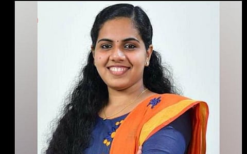 திருவனந்தபுரம் மாநகராட்சியின் புதிய மேயர் ஆர்யா ராஜேந்திரன் | படம்: ஏஎன்ஐ