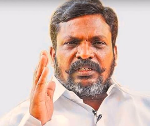 தொல்.திருமாவளவன்: கோப்புப்படம்