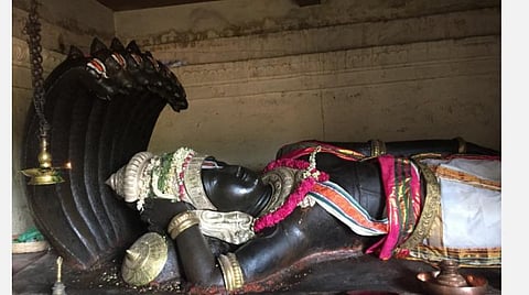 சயன கோலத்தில் ஸ்ரீராமர்! 