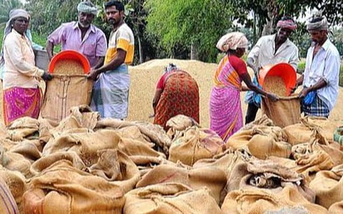 2020-ம் ஆண்டில் நெல் கொள்முதல் 24.93 சதவீதம் அதிகம்