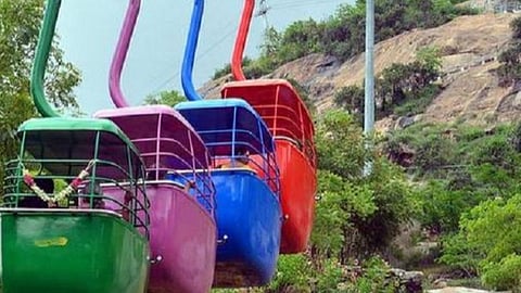 பழநி முருகன் கோயில் ரோப்கார் சேவை தற்காலிகமாக நிறுத்தம்