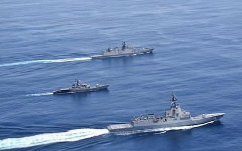 ‘கவாச்’ - அந்தமான் கடலில் ராணுவம் கூட்டுப் பயிற்சி