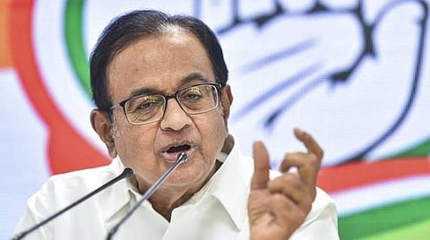 காங்கிரஸ் மூத்த தலைவர் ப.சிதம்பரம்: கோப்புப் படம்.