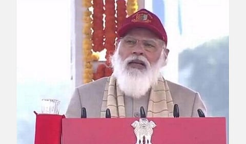 உள்ளூர் மக்களின் கடமை உணர்வால் நக்சல் தீவிரவாதம் குறைந்துள்ளது: என்சிசி நிகழ்ச்சியில் பிரதமர் நரேந்திர மோடி பெருமிதம்