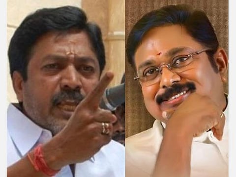 'ஊற்றிக் கொடுத்தார் தினகரன்' - சி.வி.சண்முகம் | 'வாழ்க வசவாளர்கள்' -டிடிவி தினகரன்: சூடுபிடிக்கும் மோதல்