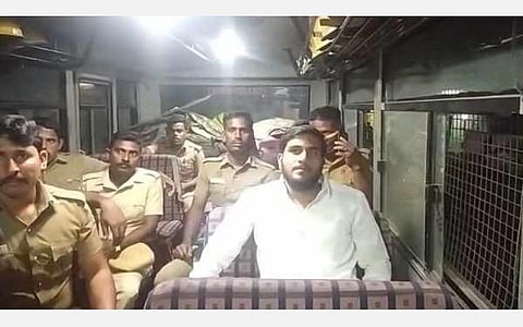 காடுவெட்டி குருவின் மகன் கனலரசன் ஆதரவாளர்களுடன் கைது