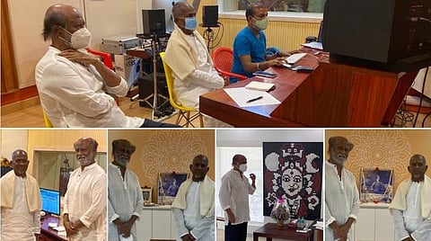 கோயிலுக்குள் வந்தது போன்ற உணர்வு: இளையராஜாவின் புதிய ஸ்டுடியோவைப் பாராட்டிய ரஜினி