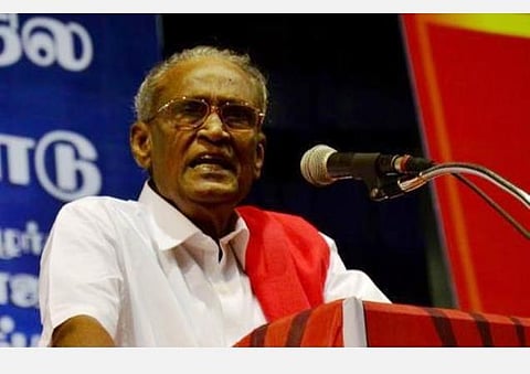 தமிழக அரசியலில் 60 ஆண்டுகள் ஒளி வீசிய சிவப்பு நட்சத்திரம் உதிர்ந்தது: தா.பா. மறைவுக்கு முத்தரசன் இரங்கல்