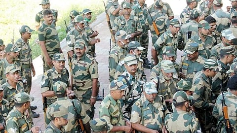 தேர்தல் பாதுகாப்புப் பணிக்காக மத்திய துணை பாதுகாப்பு படை நெல்லை வருகை