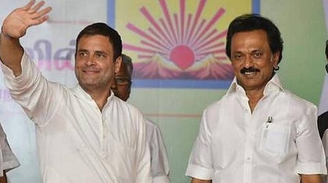 வெற்றியை ருசிக்க திமுகவுக்கு காங்கிரஸ் அவசியம்: கூட்டணியில் கூடுதல் இடங்களைப் பெற தீவிர முயற்சி