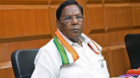 புதுச்சேரி முன்னாள் முதல்வர் வி.நாராயணசாமி: கோப்புப் படம்.