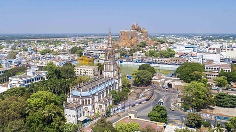 திருச்சி (கிழக்கு) நகரின் தோற்றம்.