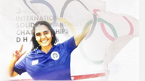 மூளை முடக்குவாதத்தில் இருந்து மீண்டு இந்திய அணியில் இடம்பிடித்த 16 வயது வில்வித்தை வீரர் பிரகதி சவுத்ரி