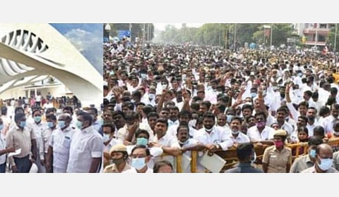 ஜெயலலிதா நினைவிட திறப்பு விழாவில் கரோனா விதிமீறல்: நடவடிக்கை கோரிய வழக்கில் அரசுக்கு உயர் நீதிமன்றம் நோட்டீஸ்