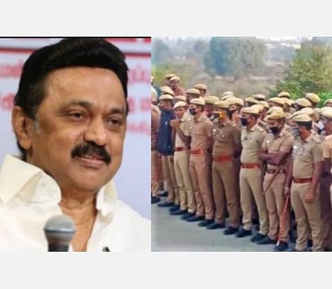 வார விடுமுறை, பணியில் உயிரிழப்பு இழப்பீடு ரூ.1 கோடி, 20 ஆண்டு பணி முடித்தால் எஸ்.ஐ பதவி உயர்வு: காவல்துறையினருக்கான திமுக தேர்தல் அறிக்கை