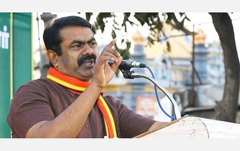சீமான் வேட்புமனுவில் ஆண்டு வருமானம் ரூ.1,000 விவகாரம்: புதிய பிரமாண பத்திரம் இன்று தாக்கல்