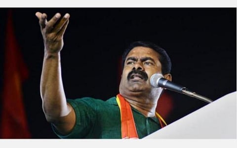 50 ஆண்டுகளாக நீங்கள் செய்த பாவங்களுக்கு எங்களுக்கு ஓட்டு போட்டு பரிகாரம் தேடிக்கொள்ளுங்கள்: தேவகோட்டையில் சீமான் பிரச்சாரம்