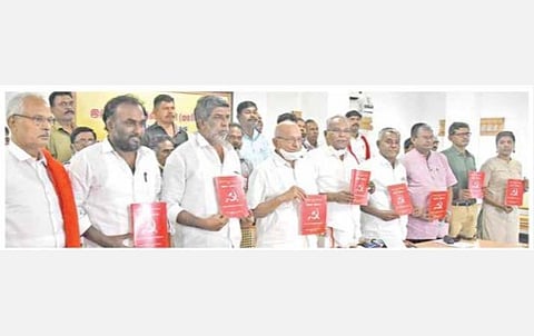 முதியோருக்கு ரூ.3000 ஒய்வூதியம்: மார்க்சிஸ்ட் வாக்குறுதி