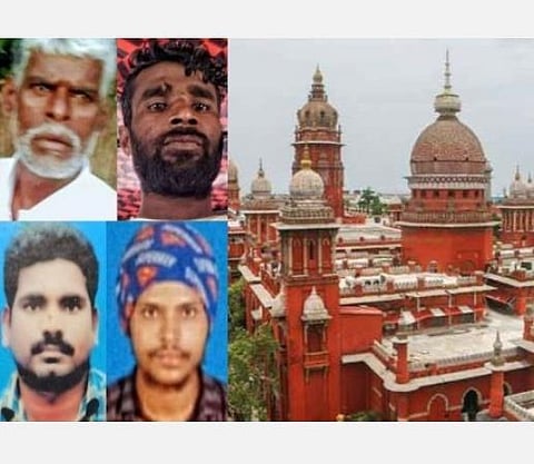 இலங்கை கடற்படையால் கொல்லப்பட்ட 4 மீனவர்களின் குடும்பத்துக்கு இழப்பீடு, அரசு வேலை: உயர் நீதிமன்றத்தில் வழக்கு