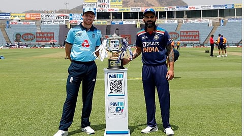 இங்கிலாந்து கேப்டன் பட்லர், இந்திய கேப்டன் விராட் கோலி : படம் உதவி ட்விட்டர்
