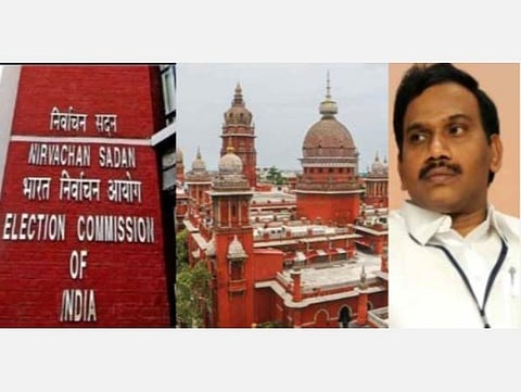 2 நாள் பிரச்சாரத்துக்குத் தடை; தேர்தல் ஆணைய உத்தரவை எதிர்த்து ஆ.ராசா தரப்பு உயர் நீதிமன்றத்தில் அவசர முறையீடு