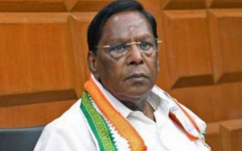 புதுச்சேரியில் பாஜகவுக்கு ஆதரவாக தேர்தல் துறையும், துணைநிலை ஆளுநரும் செயல்படுகின்றனர்; முன்னாள் முதல்வர் நாராயணசாமி குற்றச்சாட்டு