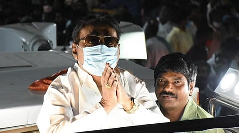தஞ்சையில் தேமுதிக வேட்பாளர்களை ஆதரித்து விஜயகாந்த் பிரச்சாரம்