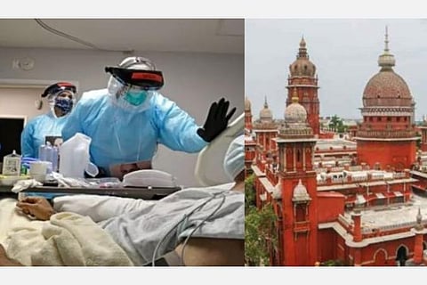 கரோனா சிகிச்சைக்கு கூடுதல் கட்டணம் வசூலித்ததாக வழக்கு: அரசு, தனியார் மருத்துவமனை பதிலளிக்க உயர் நீதிமன்றம் நோட்டீஸ்