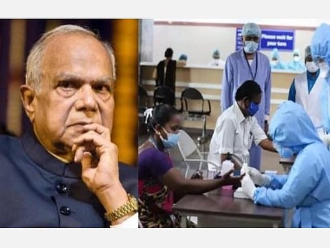 கரோனா இரண்டாவது அலை; முகக்கவசம், தடுப்பூசி, தடுப்பு நடவடிக்கைகள் அவசியம்: ஆளுநர் பன்வாரிலால் வேண்டுகோள் 