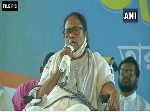 மேற்கு வங்க முதல்வர் மம்தா பானர்ஜி : ஏஎன்ஐ