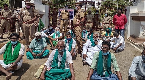 விவசாயிகள் போராட்டம்.