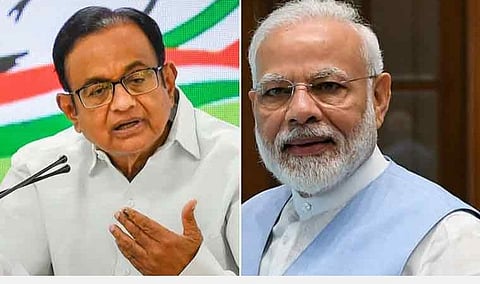 காங்கிரஸ் மூத்த தலைவர் ப.சிதம்பரம், பிரதமர் மோடி | கோப்புப்படம்