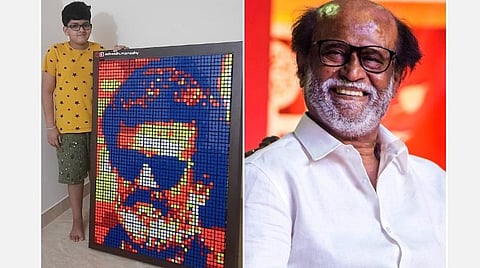 மிகச்சிறந்த பணி; க்யூப் மூலம் செதுக்கிய கேரளச் சிறுவனுக்கு ரஜினி பாராட்டு
