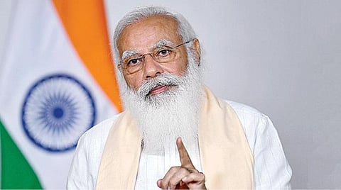 நாட்டில் உள்ள 80 கோடி ஏழைகளுக்கு மே, ஜூன் மாதங்களுக்கு 5 கிலோ உணவு தானியம் இலவசம்: ரூ.26,000 கோடியில் செயல்படுத்த பிரதமர் மோடி ஒப்புதல்
