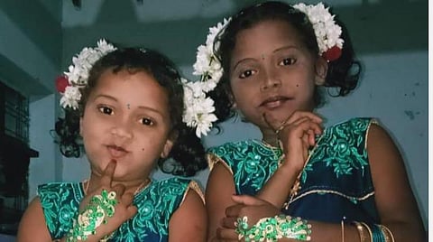 தாய் விஷம் கொடுத்ததால் இறந்த குழந்தைகள் பிருந்தா மற்றும் பிரசந்தா