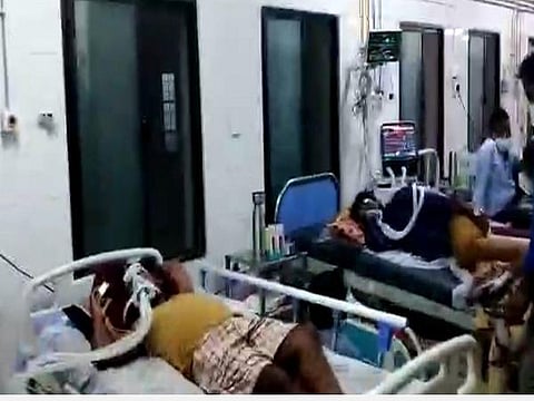 ஐசியுவார்டில் சிகிச்சை பெற்றுவரும் கரோனா நோயாளிகள் | படம் ஏஎன்ஐ