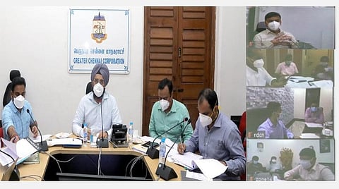 சென்னையில் தடுப்பூசி முகாம்கள், கரோனா தடுப்பு நடவடிக்கைகள்: மாநகராட்சி ஆணையர் ஆய்வு