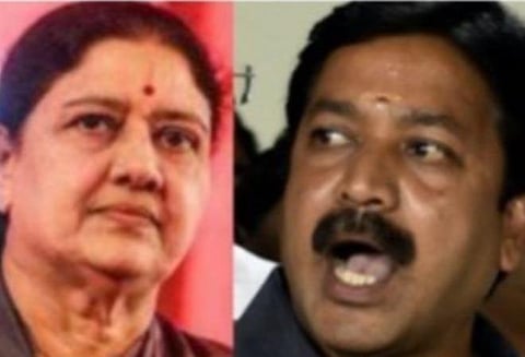 சசிகலா, சி.வி.சண்முகம்