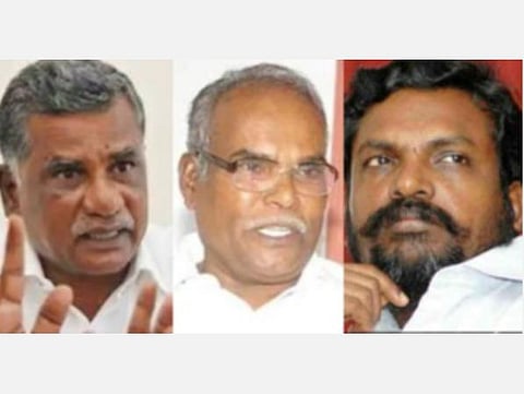 பெட்ரோல்-டீசல் விலை குறைப்பு, கரோனா நிவாரண நிதி ரூ.7,500: மத்திய அரசை வலியுறுத்தி இடதுசாரிகள், விசிக கூட்டுப் போராட்டம்