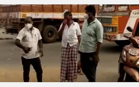 போலீஸாருக்கு மிரட்டல் விடுத்த இந்து முன்னணி பிரமுகர் மீது வழக்குப் பதிவு
