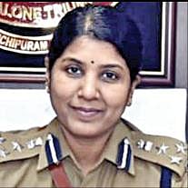 காஞ்சிபுரம் சரக டிஐஜி சத்யபிரியா.
