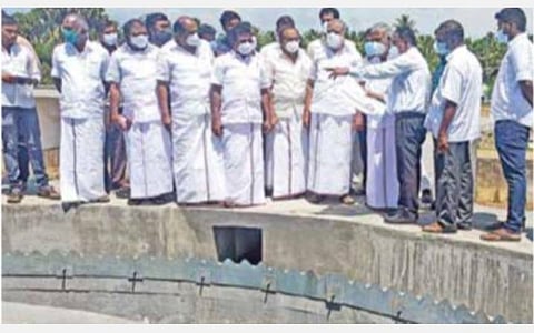 பக்தர்களின் தாகம் தீர்க்க பழநியில் ரூ.23 கோடியில் குடிநீர் திட்டப் பணிகள்: 3 அமைச்சர்கள் ஆய்வு