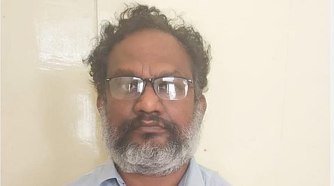 கைது செய்யப்பட்ட ரமேஷ்பாபு.