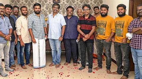 சசிகுமாரின் புதிய படம் தொடக்கம்