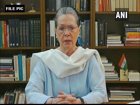 காங்கிரஸ் தலைவர் சோனியா காந்தி  | படம் ஏஎன்ஐ
