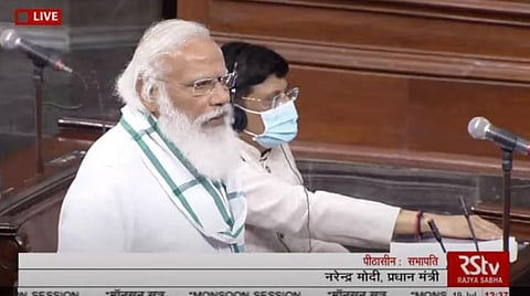 ‘‘இது என்ன மாதிரியான மனநிலை?’’ - மாநிலங்களவையில் பிரதமர் மோடி வேதனை