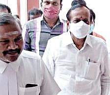 திருமயம் நீதிமன்றத்தில் ஆஜரான ஹெச்.ராஜா.