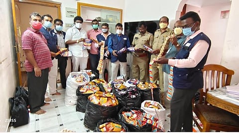 திருச்சியில் பான் மசாலா, குட்கா உள்ளிட்ட 125 கிலோ புகையிலைப் பொருட்கள் பறிமுதல்