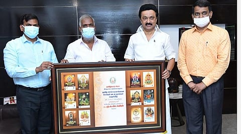 அன்னைத் தமிழில் அர்ச்சனை; பாடல் நூல்களை வெளியிட்ட முதல்வர் 